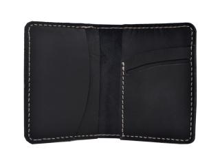 New Simple Buffalo Leather Genuine Id/Credit Card Holder Wallet